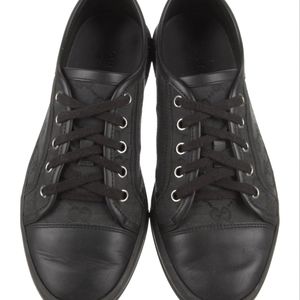 GUCCI Canvas Printed Sneakers